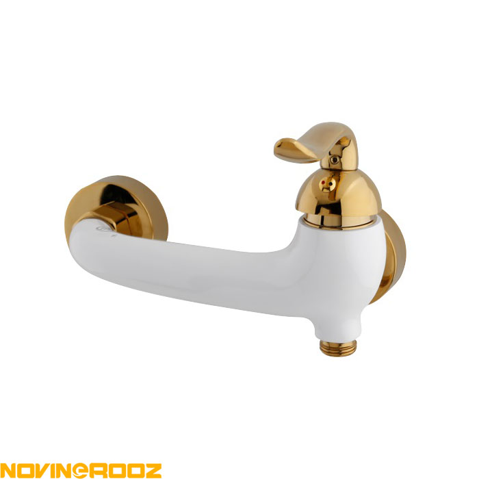 شیر توالتی مدل آرچر سفید طلایی
