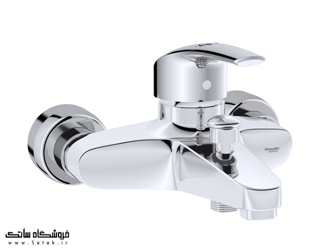 شیر حمام پاریس کروم شیرالات شودر